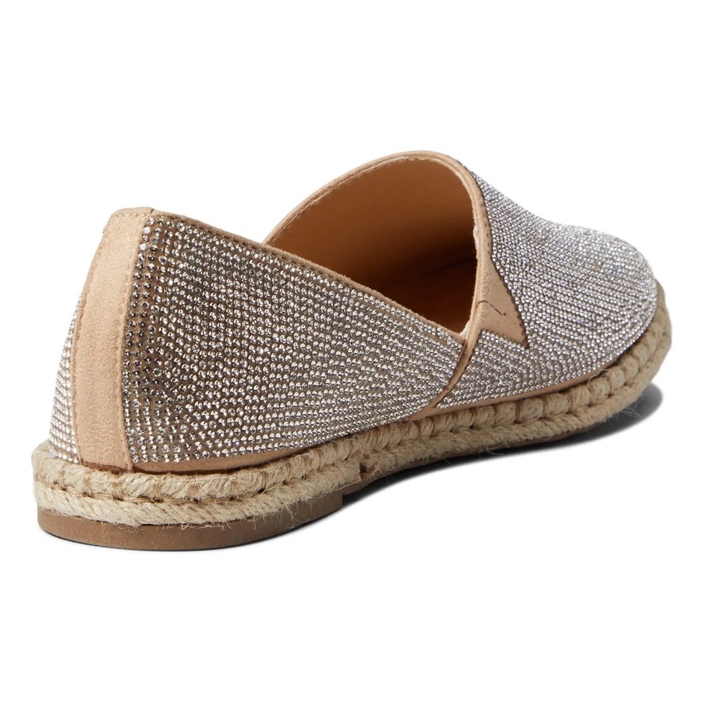 NEW Anne Klein Women’s Rhinestone Encrusted Kael Slip On Espadrille Sandals - Picture 3 of 5